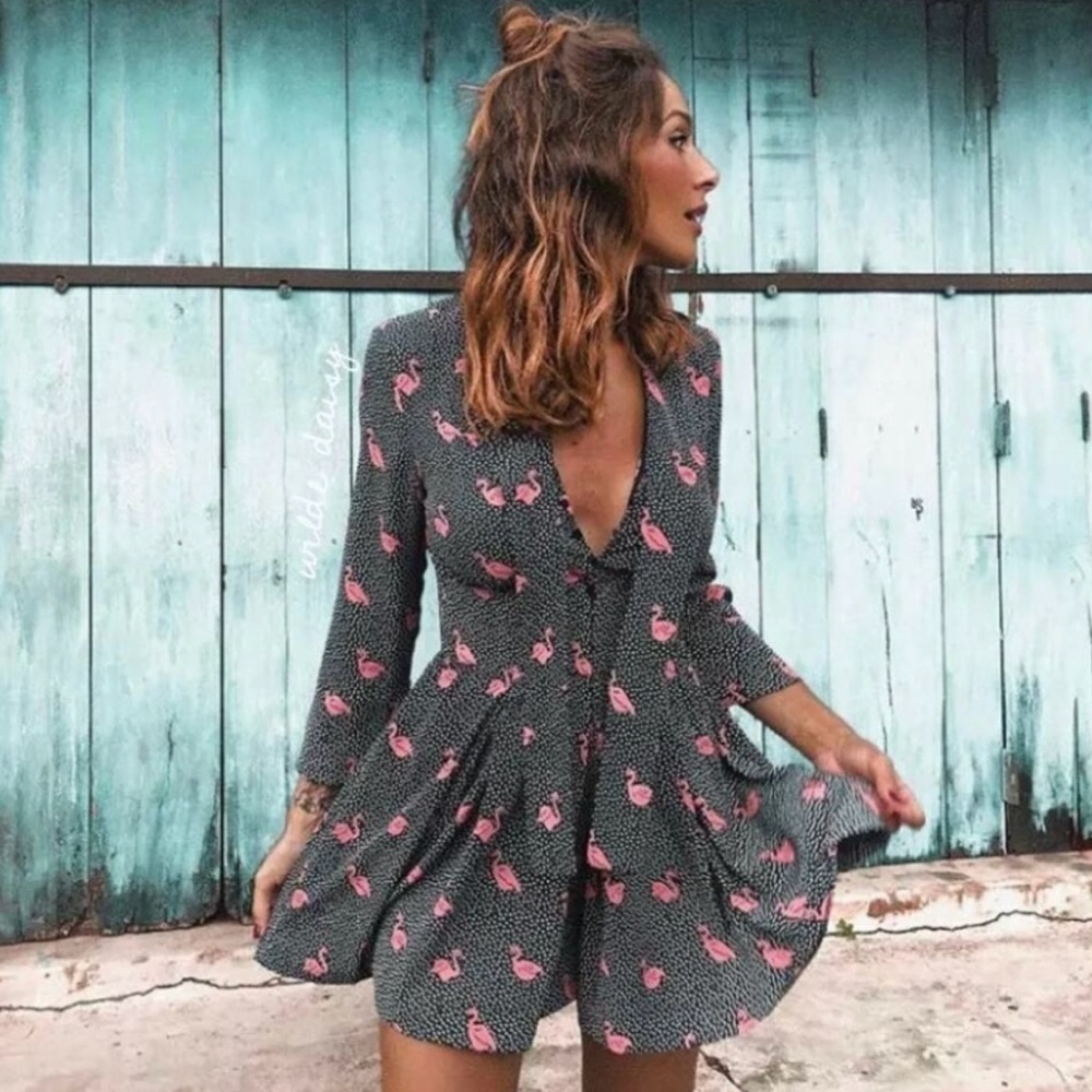 Zara Flamingo Jumpsuit
